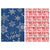 25 Sqft Christmas Winter Printed Holographic Gift Wrap, 30"X120", 2" Core, 6 Designs