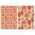25 Sqft Christmas Kraft Hot Stamp Gift Wrap, 30"X120", 2" Core, 6 Designs