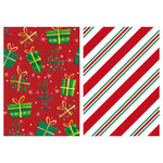 3Pk Whimsy Cmas Holo/Metallic/Printed Roll Wraps, 30"X120", 2" Dia, 75 Sqft/Total, 2 Assts