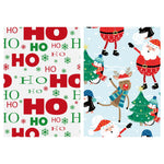 3Pk Whimsy Cmas Holo/Metallic/Printed Roll Wraps, 30"X120", 2" Dia, 75 Sqft/Total, 2 Assts
