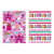 12.3 Sqft Birthday Gift Wrap, 30"X59", 1.25" Dia, 6 Designs