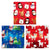 25 Sqft Christmas Is Fun Printed Metallic Gift Wrap, 2" Core, 30"X120", 6 Designs