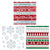 25 Sqft Christmas Joy Hologram Gift Wrap, 2" Core, 30"X120", 6 Designs
