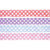 2" X 3Yds Dot Satin Wire Edge Ribbon, 2 Assts - Brights & Pastels- 4 Colors Each