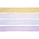 2" X 3Yds Solid Spring Organza Wire Edge Ribbon, 2 Assts - Brights & Pastels- 4 Colors Each