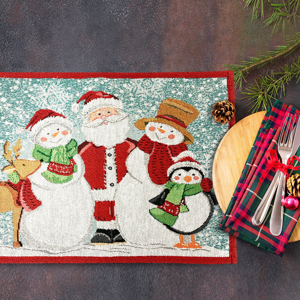 Christmas Whimsy Characters Placemat 13" X 19"