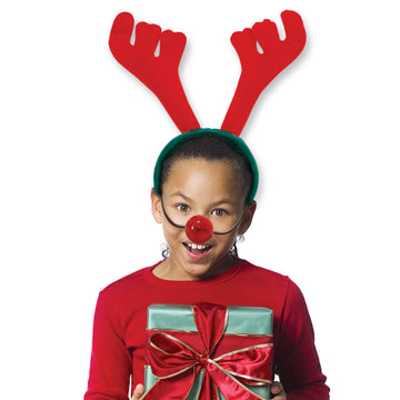 Reindeer Antlers & Flashing Nose