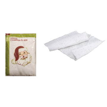 32" X 40" Glittering Christmas Drape