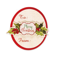 3Pc 4" Gift Tag With Pop Layer Self-Adhesive, 3 Designs
