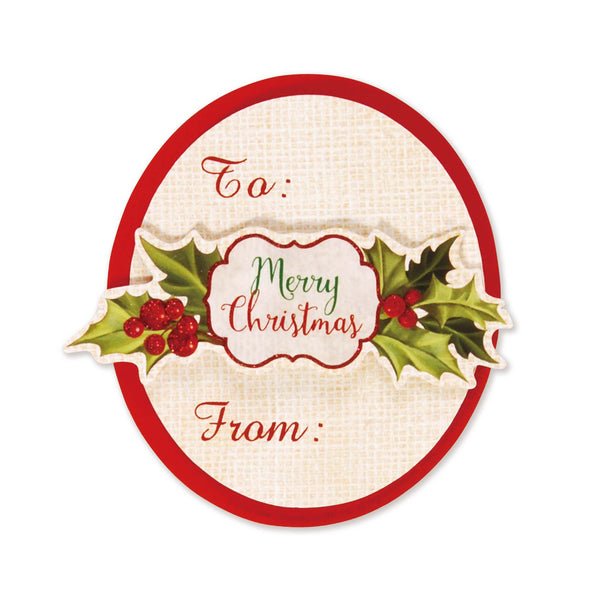 3Pc 4" Gift Tag With Pop Layer Self-Adhesive, 3 Designs