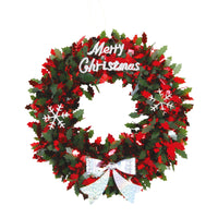 10.2" Christmas Tinsel Wreath, 2 Colors