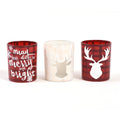 2.76" X 2.36" Votives, 3 Assorted