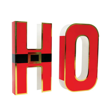 6Pc Ho Ho Ho Tabletop Decoration