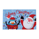 Christmas-Contemporary Printed Door Mat, 29.9"X 17.7"X 0.16" , 2 Designs
