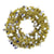 Christmas-18" Tinsel Wreath With Die Cut Circles, 3 Colors