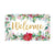 Traditional Christmas Welcome Poinsettia Door Mat, 29.9"X 17.7"X 0.16", 2 Designs