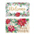Traditional Christmas Welcome Poinsettia Door Mat, 29.9"X 17.7"X 0.16", 2 Designs