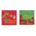 2Ct Christmas Traditional Box Gift Card Holders With Hot Stamping 4" X 4", 2 Assortments