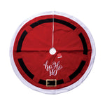 42" Christmas Ho Ho Ho Fleece Tree Skirt