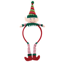 13" Christmas Elf Head Headband, 2 Assortments