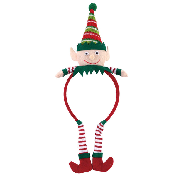 13" Christmas Elf Head Headband, 2 Assortments