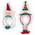 13" Christmas Elf Head Headband, 2 Assortments