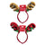 10.5" Christmas Reversible Sequin Reindeer Antler Headband, 2 Designs