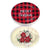 18" Christmas Oval Serving Platter, 2 Designs
