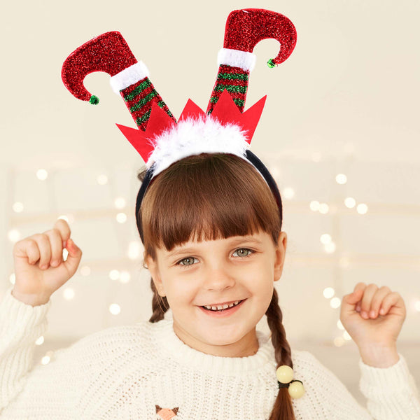 Christmas Elf Legs Headband, 2 Assortments