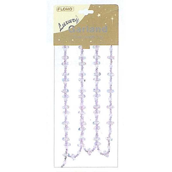 Christmas-Beaded Garland W/Flower, 2 Colors