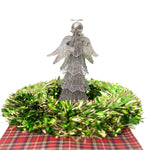 13" X 71" Plaid Table Runner With Tassel, 2 Designs