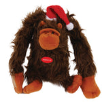 8" Penguin & Gorilla Plush Pet Toy With Squeaker In Pdq