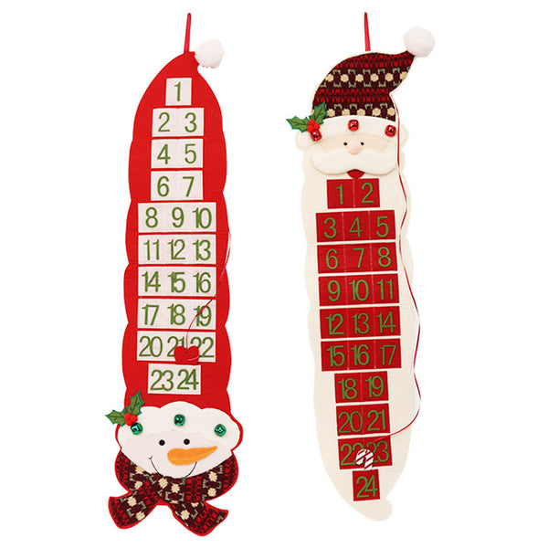 31" Christmas Countdown Calendar, 2 Designs